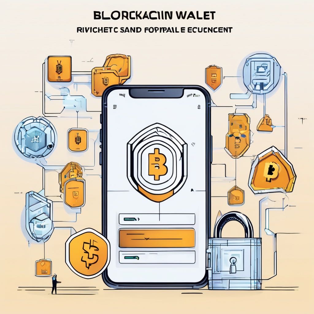 加密貨幣錢包概念圖