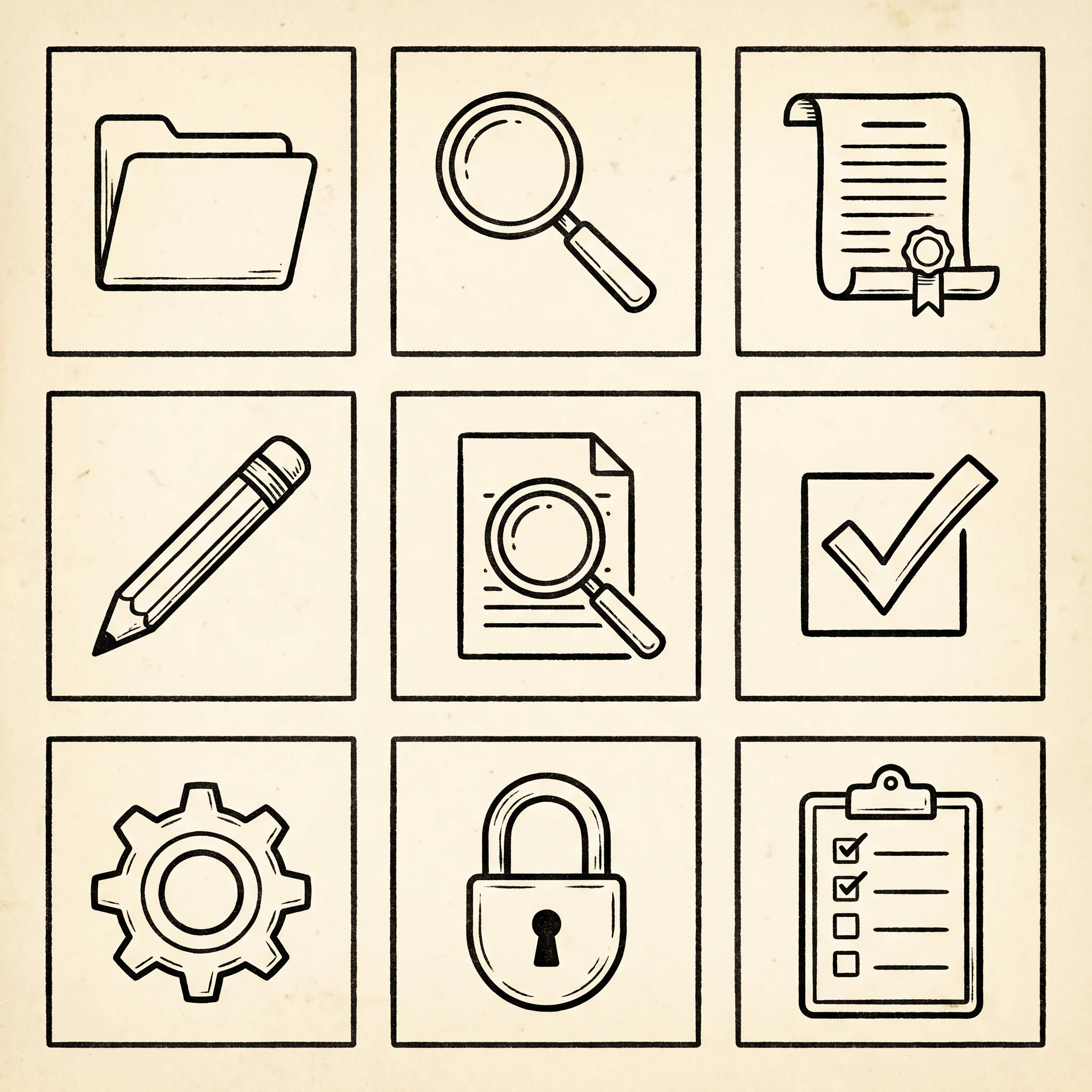 9 個 tool icon grid