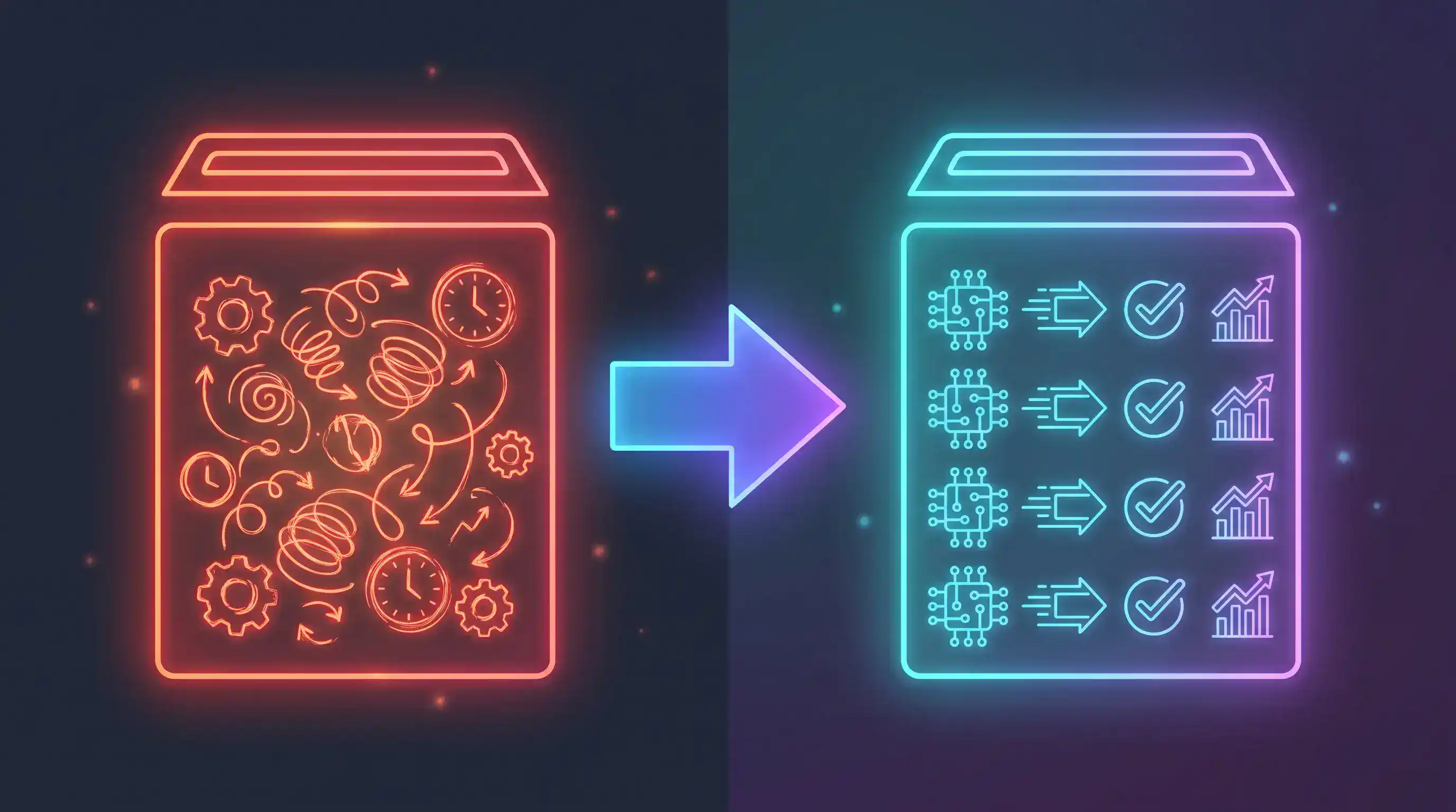 步驟 6 視覺錨點 - 對照表 before/after split screen